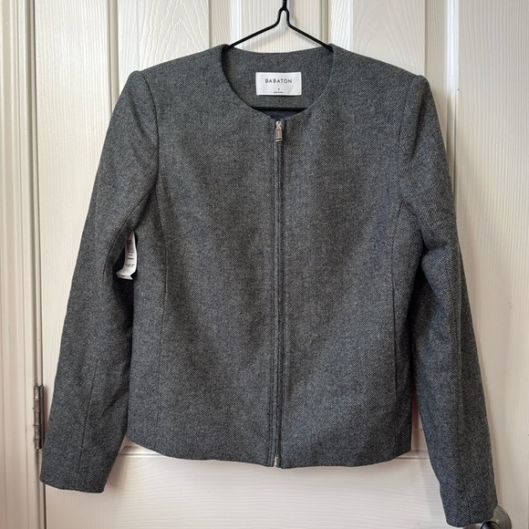 NWT Babaton Bowman Jacket Blazer Heather Comet Coat size 4 - Picture 4 of 11